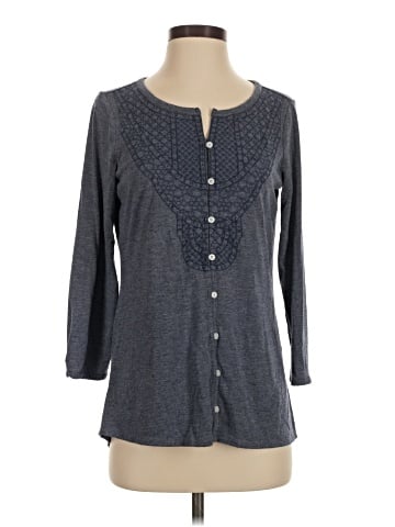 Max Jeans Long Sleeve Henley (view 1)