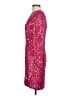Niteline 100% Silk Stars Pink Cocktail Dress Size 6 - photo 5