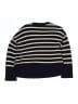 Gap Kids 100% Cotton Stripes Black Blue Pullover Sweater Size 12 - photo 2