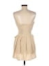 Boohoo Solid Tan Cocktail Dress Size 10 - photo 2