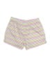 Justice 100% Polyester Stripes White Board Shorts Size 14 - photo 2