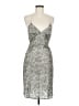 Express Metallic Silver Cocktail Dress Size 6 - photo 1