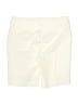Ecru Solid Ivory Khaki Shorts Size 4 - photo 2