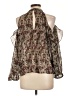 Zara Basic Brown 3/4 Sleeve Blouse Size L - photo 2