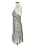 Express Metallic Silver Cocktail Dress Size 6 - photo 5