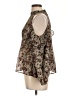 Zara Basic Brown 3/4 Sleeve Blouse Size L - photo 5