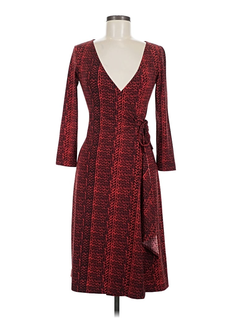 Pre-owned Bcbgmaxazria Cocktail Dress In Red