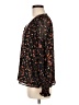CeCe 100% Polyester Black Long Sleeve Blouse Size M - photo 5