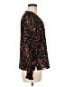 CeCe 100% Polyester Black Long Sleeve Blouse Size M - photo 4