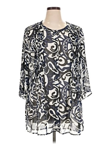 Coldwater Creek 3/4 Sleeve Blouse (view 1)