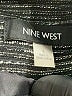 Nine West 100% Polyester Chevron-herringbone Gray Blazer Size 8 - photo 6
