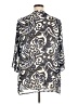 Coldwater Creek 100% Polyester Silver 3/4 Sleeve Blouse Size 1X - photo 2