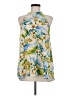 Staccato Floral Tropical Blue Tank Top Size M - photo 1
