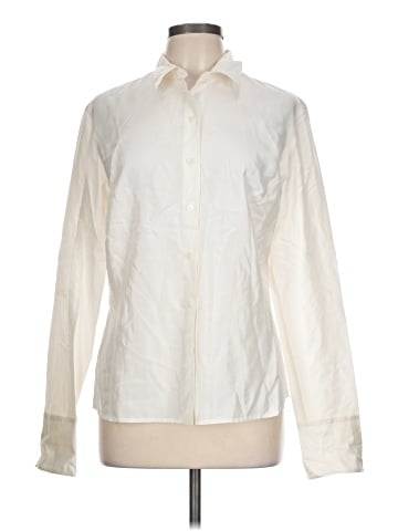 Ann Taylor Long Sleeve Button-Down Shirt (view 1)
