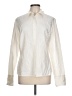 Ann Taylor Ivory Long Sleeve Button-Down Shirt Size 12 - photo 1