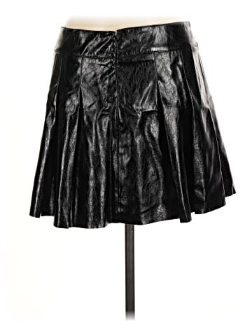 MNG Faux Leather Skirt (view 2)