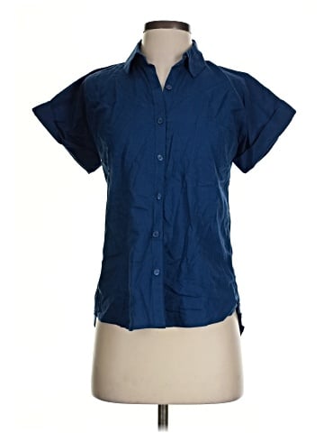 New York & Company Short Sleeve Blouse (view 1)