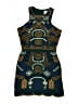 JOA Graphic Blue Green Cocktail Dress Size XS - photo 1