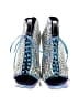 Azalea Wang Graphic Blue Heels Size 10 - photo 2