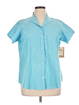 Coldwater Creek Short Sleeve Button Down Shirt