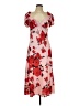 B. Darlin Floral Red Cocktail Dress Size 13 - 14 - photo 1