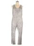 Express Metallic Silver Jumpsuit Size XL - photo 1