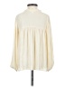 Market and Spruce 100% Polyester Ivory Long Sleeve Blouse Size S - photo 2