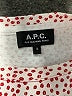 A.P.C. 100% Cotton Polka Dots Red Pullover Sweater Size S - photo 7