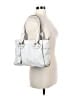 B Makowsky 100% Leather Silver White Leather Shoulder Bag One size - photo 2