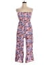 Justify 100% Rayon Hearts Pink Jumpsuit Size XL - photo 1
