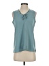 Nic + Zoe 100% Polyester Teal Sleeveless Blouse Size P (petite) - photo 1