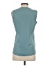 Nic + Zoe 100% Polyester Teal Sleeveless Blouse Size P (petite) - photo 2