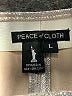 Peace of Cloth Metallic Silver Casual Pants Size L - photo 7