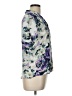 TanJay Floral Purple Short Sleeve Blouse Size L (estimated) - photo 4