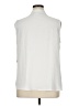 Bar III 100% Polyester Ivory Sleeveless Blouse Size 1X - photo 2