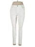Ann Taylor Solid Ivory Jeans Size 16 - photo 1