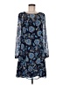 The Limited 100% Polyester Paisley Blue Casual Dress Size 6 - photo 1