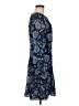 The Limited 100% Polyester Paisley Blue Casual Dress Size 6 - photo 4