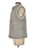 Talbots Gray Faux Fur Vest Size S - photo 5