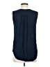 Collective Concepts 100% Polyester Blue Sleeveless Blouse Size M - photo 2