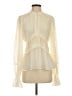 Tory Burch 100% Polyester Ivory Long Sleeve Blouse Size 4 - photo 1