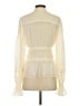Tory Burch 100% Polyester Ivory Long Sleeve Blouse Size 4 - photo 2