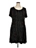 Evri Tweed Black Casual Dress Size 1X - photo 1