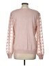 Adrianna Papell Polka Dots Pink Pullover Sweater Size L - photo 2