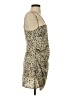 Zara Animal Print Tan Cocktail Dress Size S - photo 4
