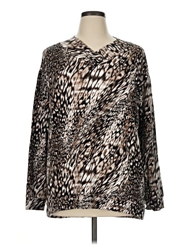 Weekends by Chico's Long Sleeve Blouse (view 1)