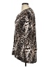 Weekends by Chico's Animal Print Brown Long Sleeve Blouse Size XL - photo 5