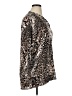 Weekends by Chico's Animal Print Brown Long Sleeve Blouse Size XL - photo 4