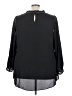 City Chic 100% Polyester Black 3/4 Sleeve Blouse Size 24 Plus (XXL) - photo 2