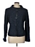 Lafayette 148 New York Tweed Blue Blazer Size 12 - photo 1